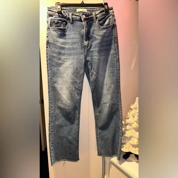 NWOT Super High Rise Slim Straight Crop Jeans from Vervet by Flying Monkey - Picture 7 of 12